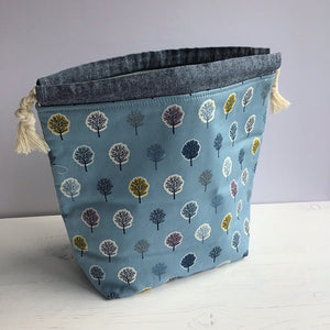 Country Blue Medium Project Bag